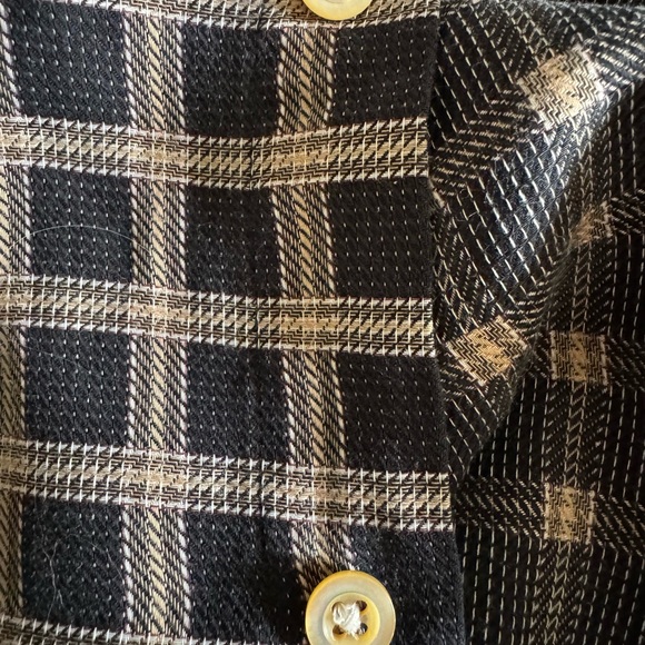 Burberry London Men's Woven Button Up Shirt - Picture 8 of 8